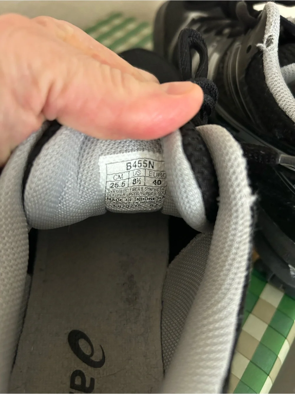 8.5 ASICS Gel-Rocket women’s Black volleyball Shoes